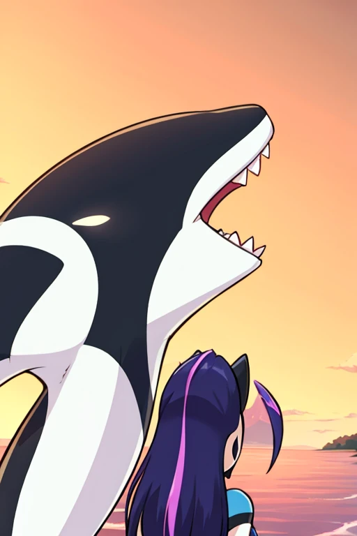 Female furry orca killer whale winx club style