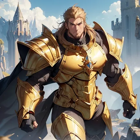 Masterpiece, HD, high resolution, high quality, best quality, super detailed. Solo character alone. Fantasy artwork, fantasy art. “Warhammer 40.000 aesthetic”.
{{(A powerful male-god-king:(appearance: bright-golden-skin. long brown hair. Bright green-eyes....