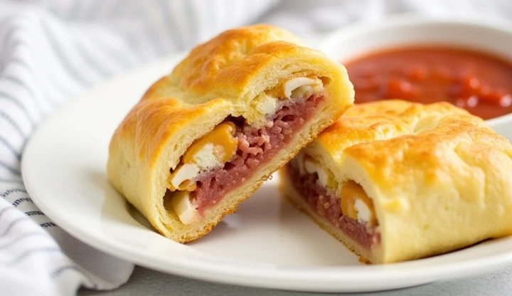 HAM AND CHEESE KETO STROMBOLI 
Searching for a delicious and quick low-carb meal? The ideal remedy is this Keto Stromboli with Ham & Cheese! It is a delicious, simple-to-make recipe that is packed with melting cheese, savoury the meat and a crispy, low-car...