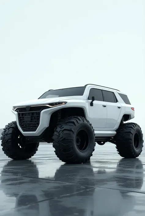 Hummer year 9 , 999 latest model ,  shape cyberandroid galactic futuristic ,  linear in-line headlights ultra thin and very thin in line elegant thin ,  with a giant hydraulic suspension spring of 3 meters high very high from the ground ,  with extraordina...