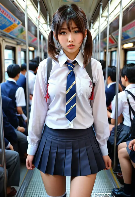 Backview Nsfw pic of a cute young (shortstack) japanese schoolgirl, beautiful detailed eyes,beautiful detailed lips,extremely detailed eyes and face,longeyelashes,messy hair,school uniform,(skirt lifted up,nopanties,shirt unbuttoned,exposed flat chest, nob...