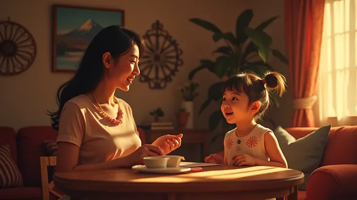  The scene where the mother was elected in 2008
Description ： In the cozy living room ， Two young children - Baolin and Bao Qi ， a girl ，A boy， stands in front of her mother and excitedly says “Its the President of the United States，We love America ！” Bao ...