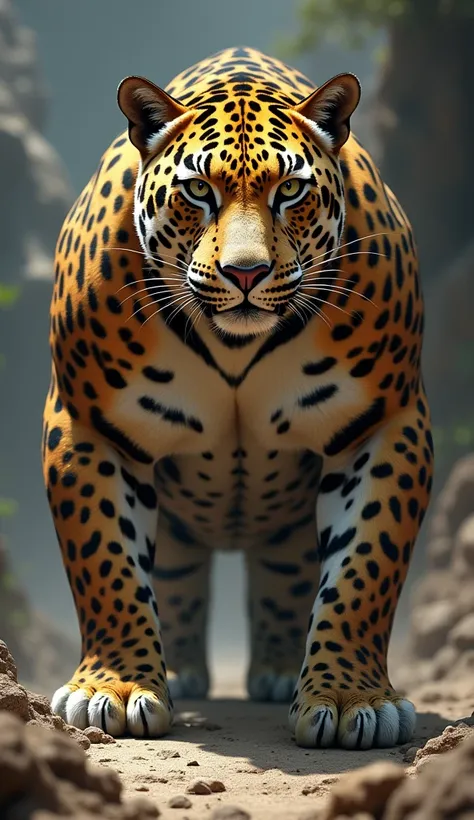 Muscular version of a leopard 