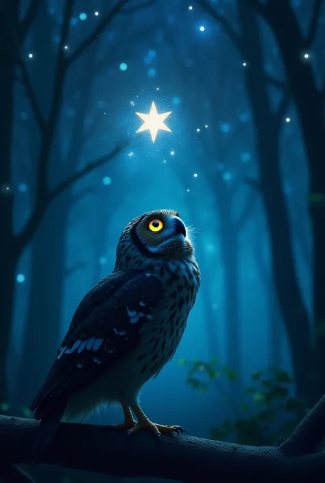 Imagine Bella noticing a strange twinkle in the sky, realizing a star has fallen. How would you react if you saw something so magical? How do you think the other owls respond when she tells them?


