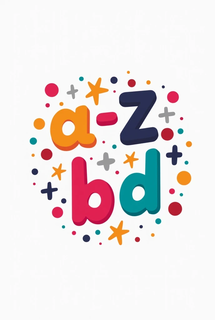 Create a logo name of logo this logo (A-Z. BD) colourful  round shape