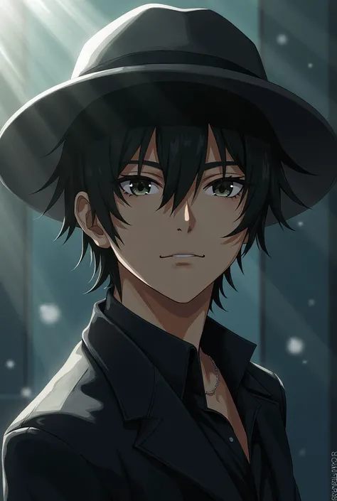 Akai Shoichi wears a hat 