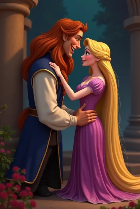 Rapunzel having sex with Naveen