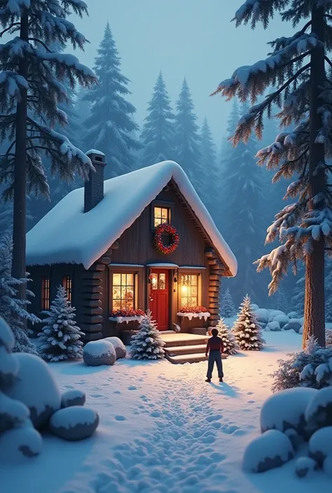 A simple but very beautiful Christmas image with a bit of realism to cover 