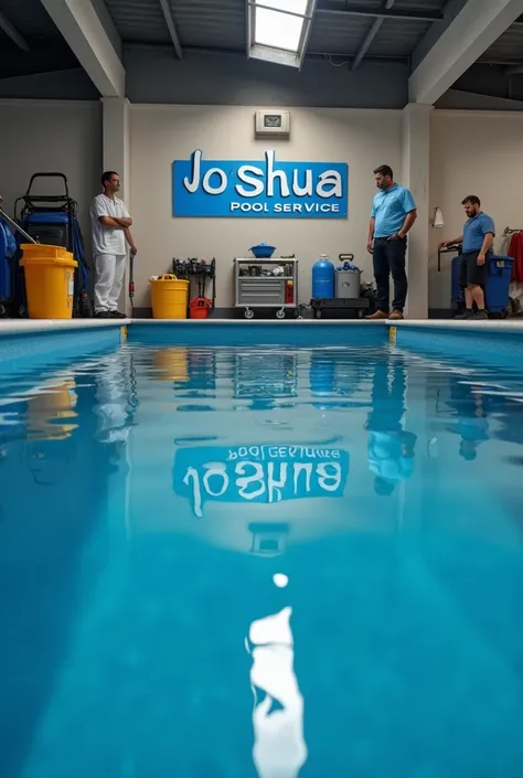 Que diga Joshua Pool service 