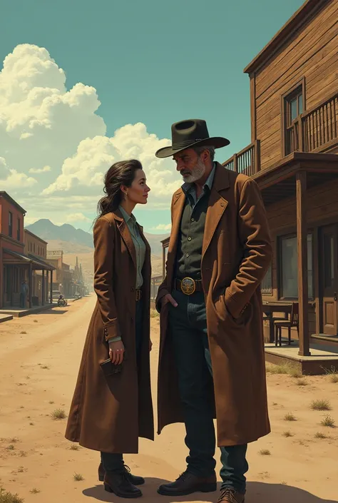 Not-so-old detective gets an unexpected call from the same woman, Also animated this happens in the Wild West  