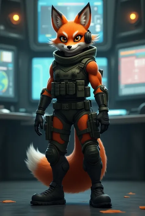 Military gamer fox avatar