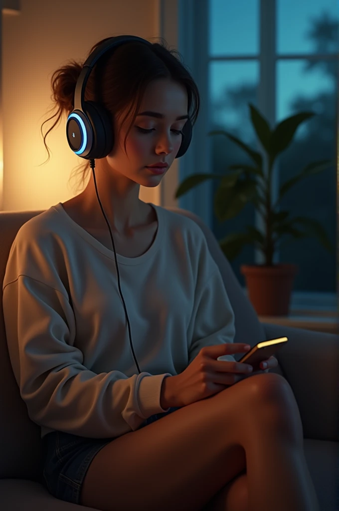 Listening music 