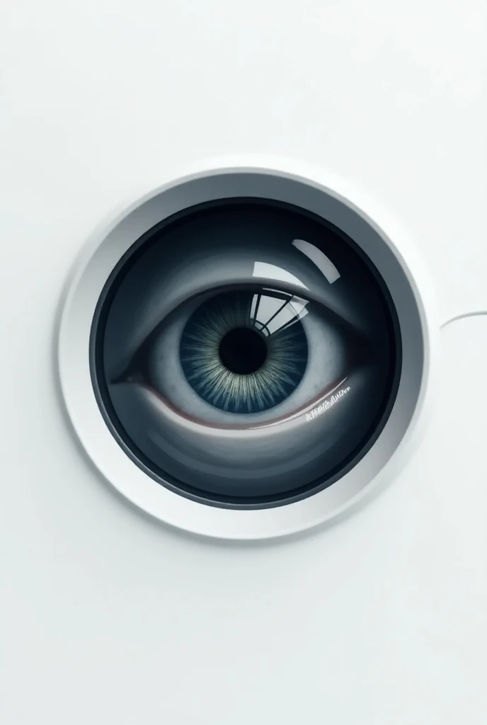  Create a logo of a security camera lens, but inside the lens there is an eye 