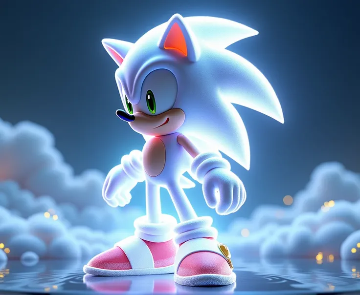 White Sonic shining