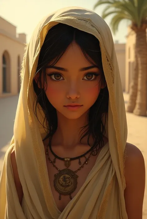 A picture of an Egyptian girl
