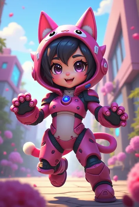 Dva overwatch , cute cat skin 