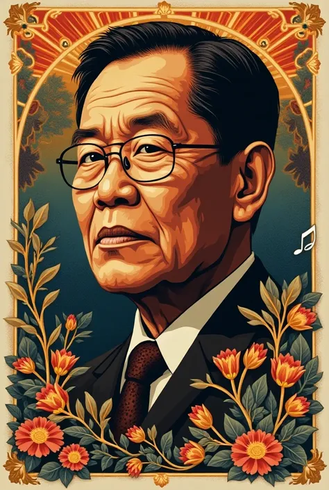 poster that portrays appreciation to Filipino National Artist.
