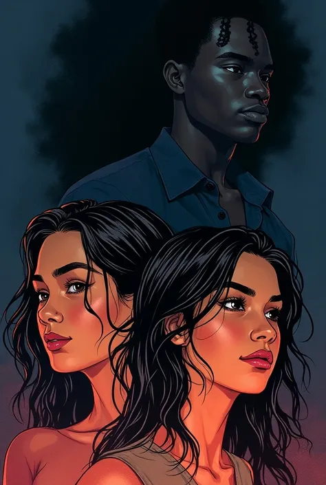 Comic cover: The Shadow of Rejection Bullying Elena, a beautiful teenager with delicate hair and bright eyes with a beautiful face, faces discrimination because of her sexual orientation, and Carlos face discrimination because of their race and join Tori i...