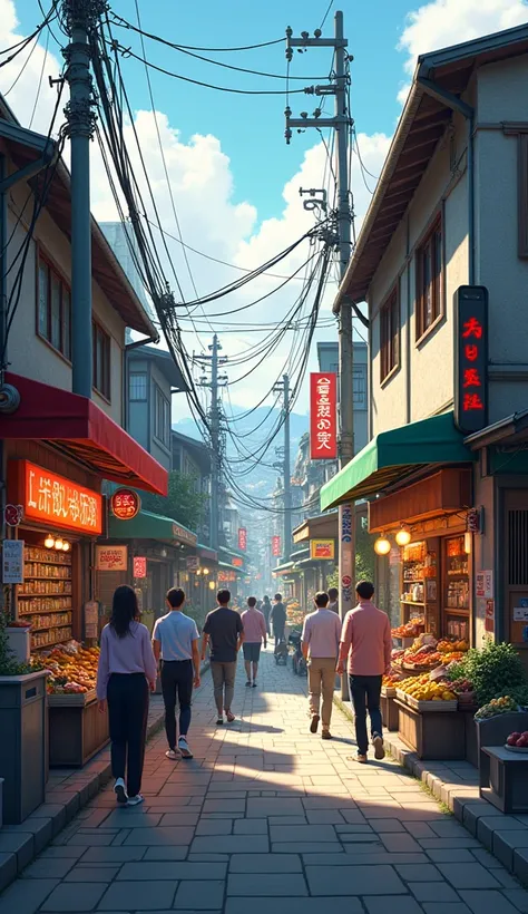 Street in Mangmi-dong, Korea