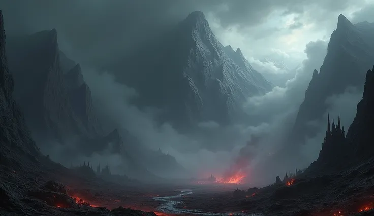 Dark Lord of the Rings landscape