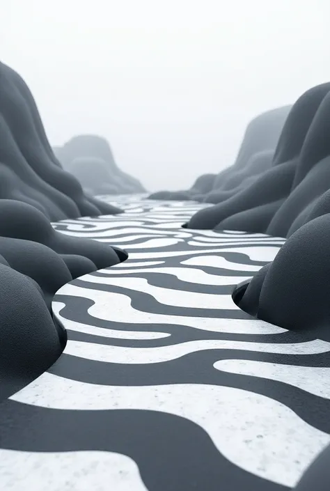 3D zebra path