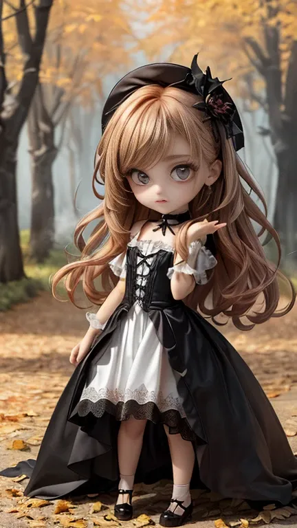 1 girl, solo, {beautiful and detailed eyes}, calm expression, hair by the breeze, delicate facial features, Blunt bangs, beautiful Russian girl, eye smile, very small earrings, (half red and half brown hair), (wavy long hair:1.3), (A ghostly figure stands ...