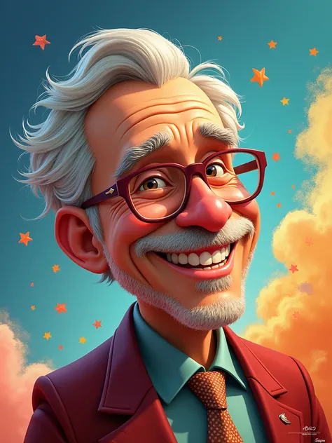 OSCAR TOLICO for Disney Pixar animated president