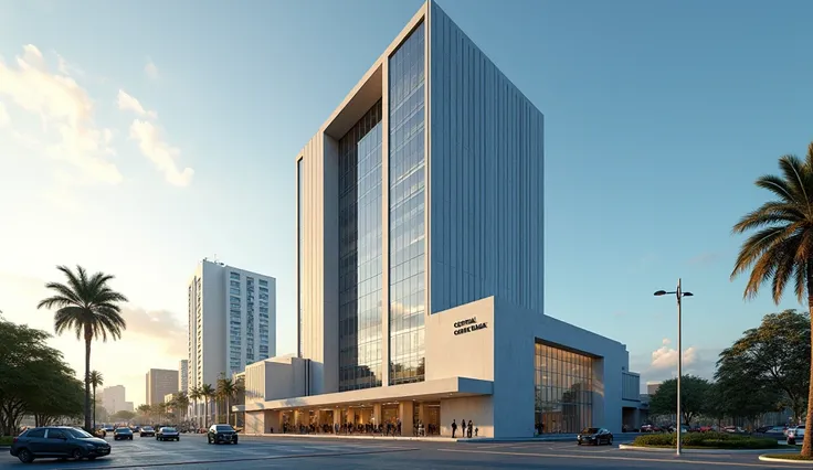 Generate the following image. Central Bank of Brazil building in Fortaleza.