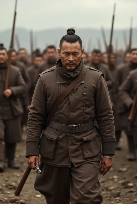 The Mongolian army dressed in brown won the war 