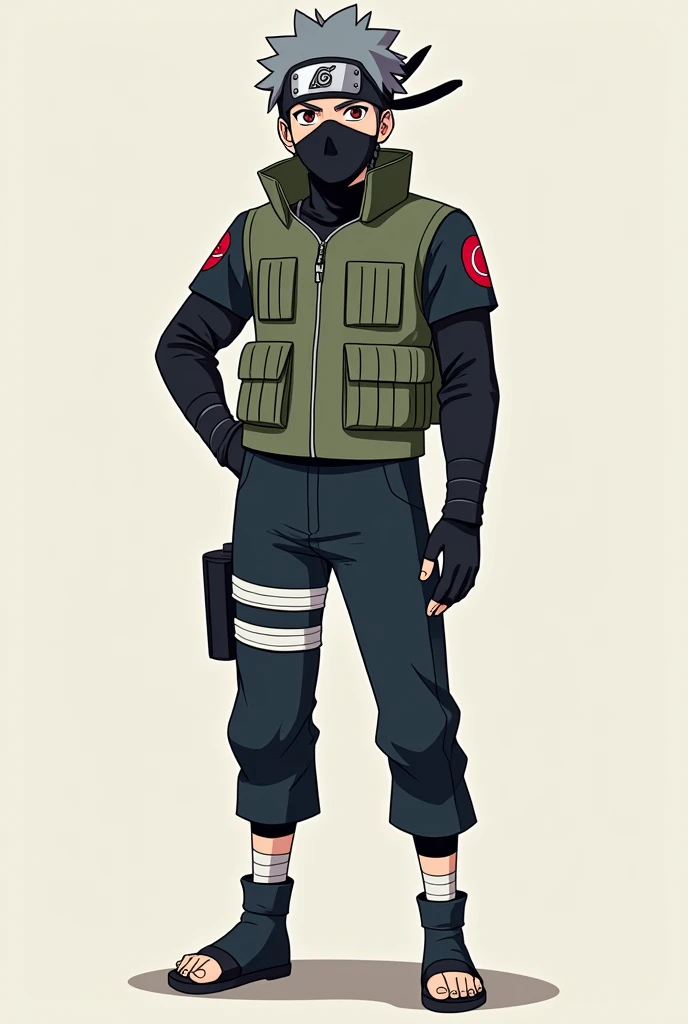 a cartoon of a man with a helmet and a bodysuit, concept art inspired by Kamisaka Sekka, deviantart, shin hanga, kakashi hatake, full body details, hinata hyuga from naruto, kakashi, hinata hyuga, cel - shaded art style, naruto artstyle, detailed full body...