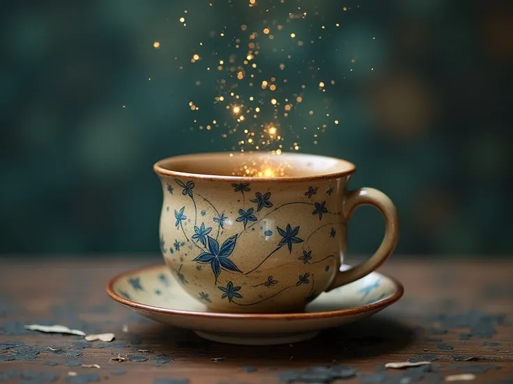  Cute Background、I&#39;Being sucked in、earthenware cup with star、Very beautiful、Mysterious