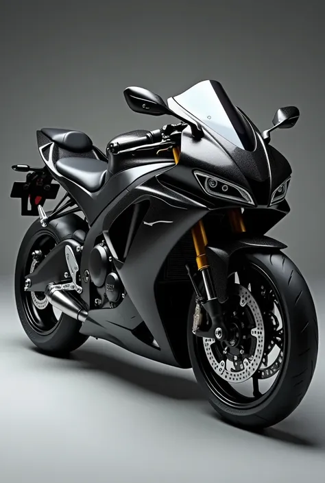 Honda CBR black, Textured, realism