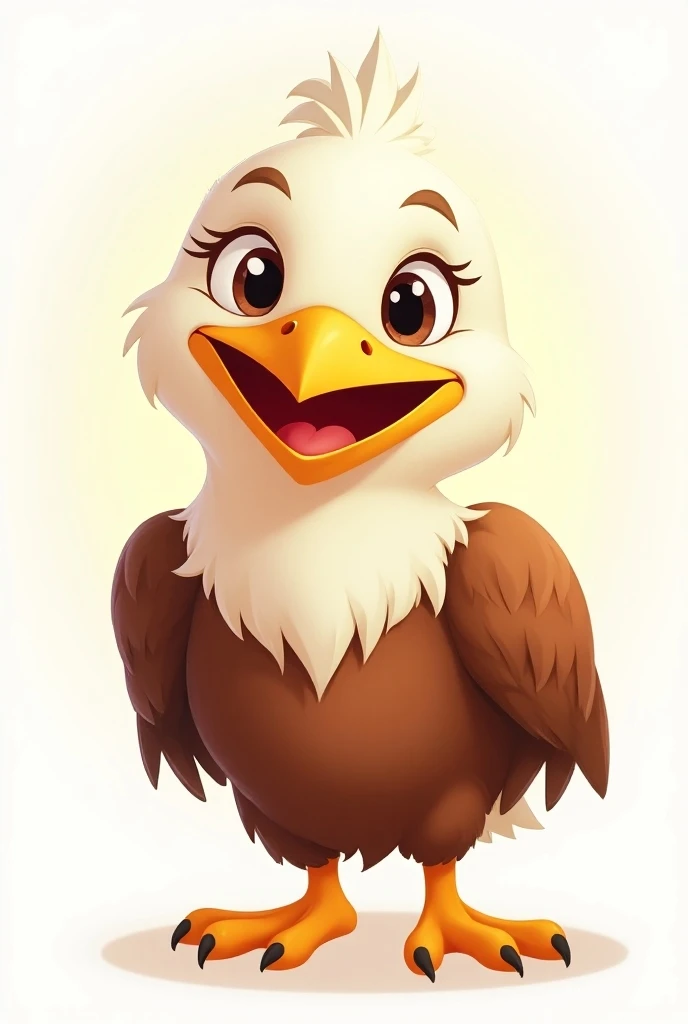 Smiling Eagle cartoon