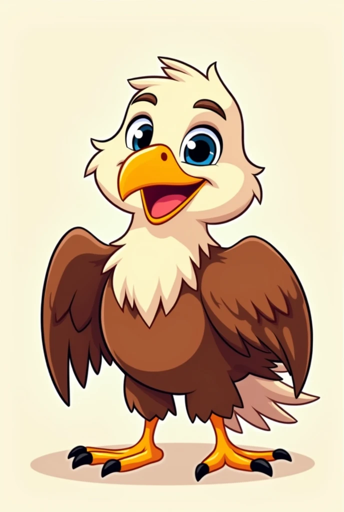 Smiling Eagle cartoon