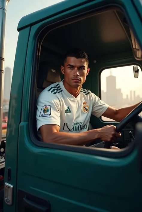 Cristiano Ronaldo driver truck