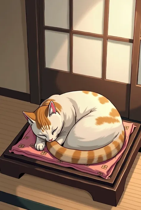 cat　Kotatsu　Curled up cat　