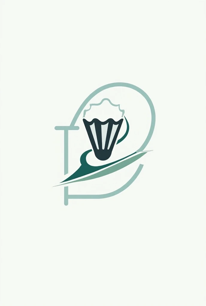 No. 10 logo design based on badminton sport