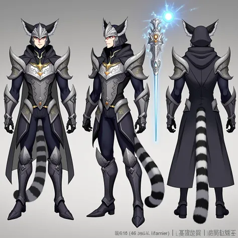  Full size image ,  full body, from head to toe,  in profile and in front of , young man,  something muscular , 31 years old, male anime character , intellectual,  very intelligent and very powerful , attractive and handsome, with armor,  armor based on hi...