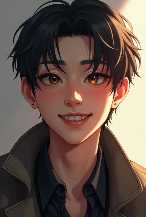 a close up of a man with a jacket on smiling, a character portrait by Jang Seung-eop, instagram, realism, joe taslim, nft portrait, justin sun, john park, jokowi, fanart, ross tran 8 k, wojtek fus, artgerm jsc, jinyoung shin, jisu choe, jinsung lim