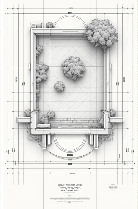 2. Scale plan
Draw a plan of the scene using an appropriate scale
Make sure to represent all dimensions accurately and to correctly position all the elements described in the text