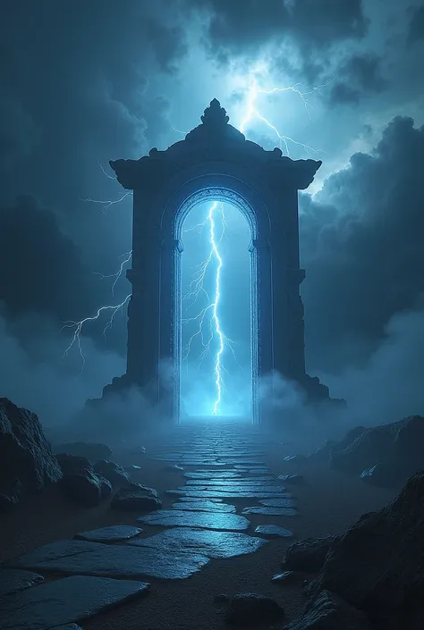 A portal and back in the background thunder 