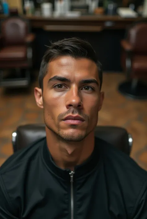 Cristiano Ronaldo barber 