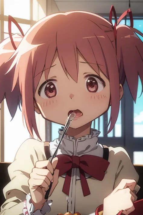 Kaname Madoka slurping