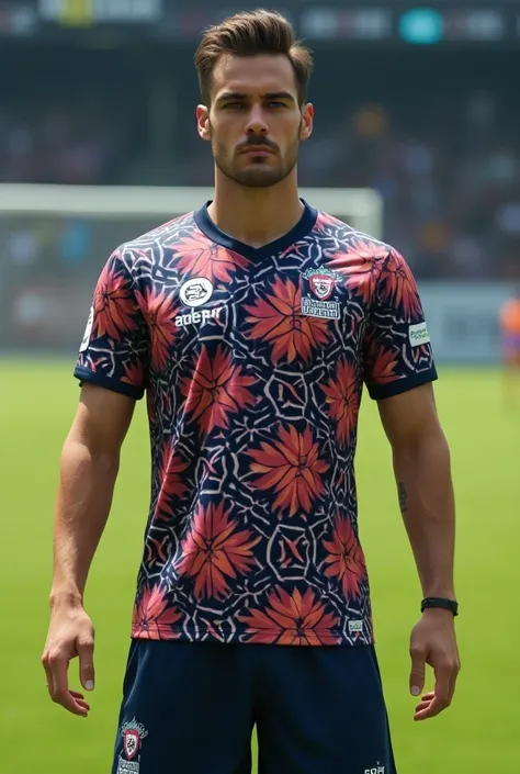 1 football team shirt, beautiful pattern