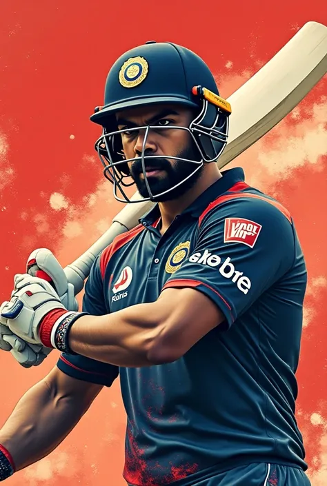 Create virat kohli with  mrf bat wallpaper for Instagram dp