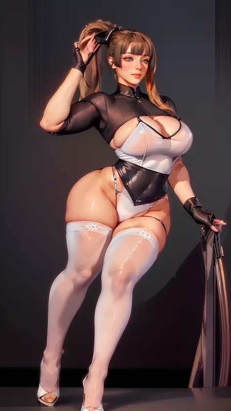 officer,officer ,((beautiful prostitute))),( sagging huge long wide heavy breasts),(sexy and mature woman。big long eyelashed,big black eyelashed,tall girl,With an alluring smile，She has a plump figure, Has a small mans waist, Wide hips, And huge breasts. P...