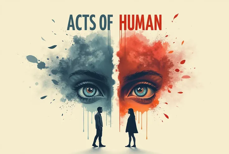 Digital Poster Concept:

Title: "Types of Human Actions"

Left Side - "Acts of Man"
Description: Involuntary actions or natural responses, such as breathing, blinking, or reflex actions. These are actions that do not involve deliberate choice or moral judg...