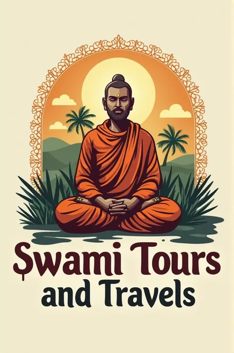 a logo Swami tours and travels 
