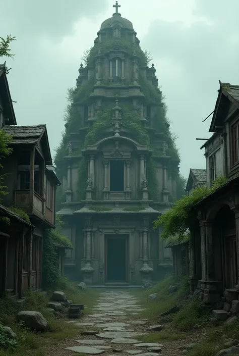 **Old, Abandoned Temple** - The eerie and deserted temple in the village center.