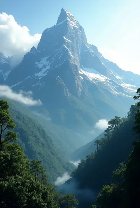 Create the Mount Kinabalu, the highest mountain in Malaysia.